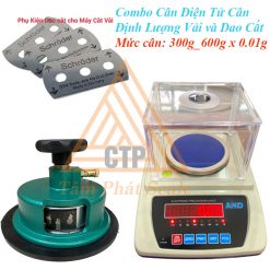 cân điện tử kết hợp dao cắt vải