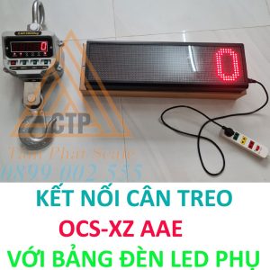 cân treo điện tử ocs kết nối bảng đèn rời